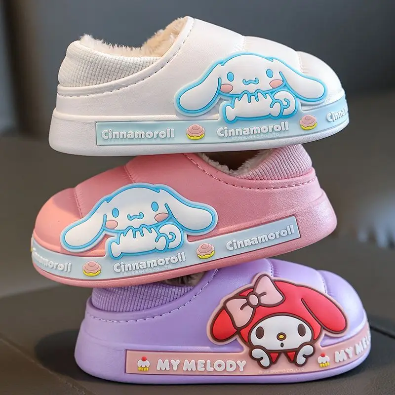Фото Сандалии с мотивом аниме Sanrio Hello Kitty Cinnamoroll My Melody, сандалии Katun Lucu, сандалии Katun Musim Dingin №2