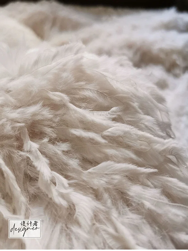 Искусственное перо из чистого полиэстера, дизайнерские шторы Diy для свадебного платья, шитья одежды