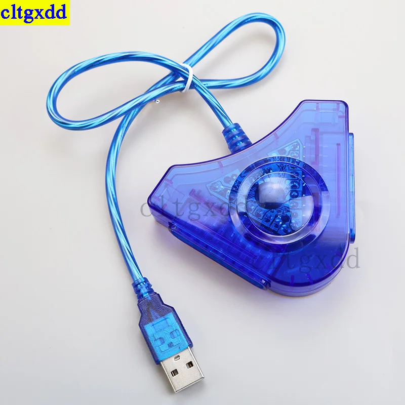 Фото Cltgxdd 1-компонентный кабель-переходник для игр PS2 TO PC, с двумя точками подключения и USB-конвертером №5
