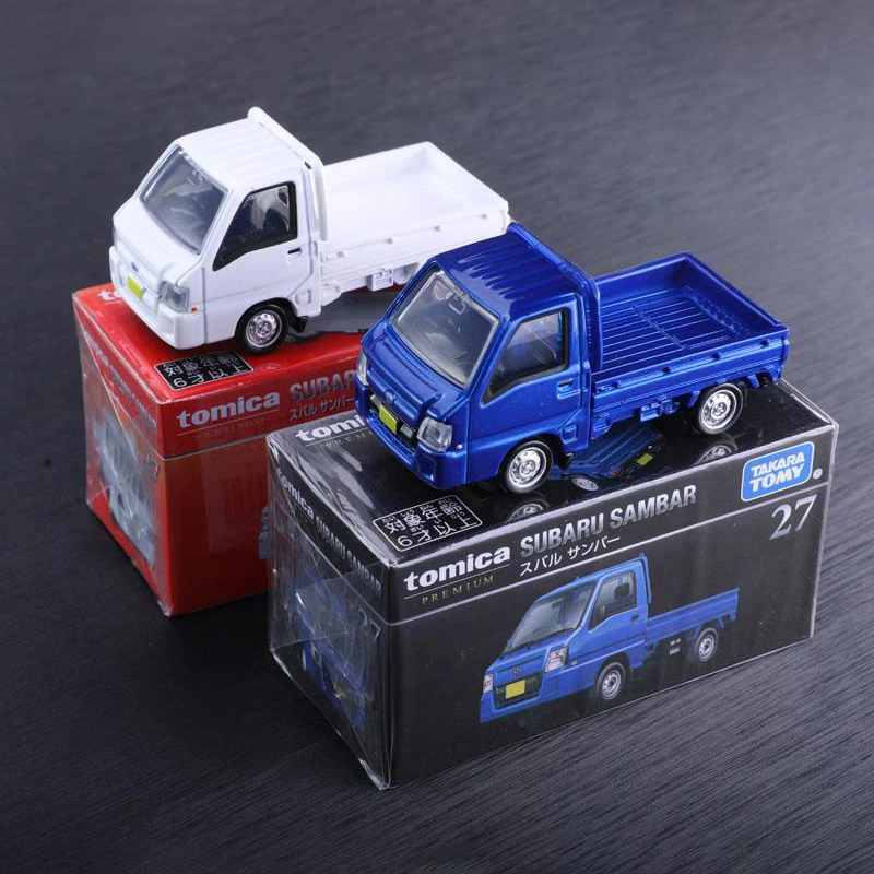 TOMY SUBARU SAMBAR 27 #   Грузовик, легкосплавный автомобиль, литье под давлением и игрушечный транспорт, модель автомобиля, миниатюрная масштабная модель автомобиля для детей