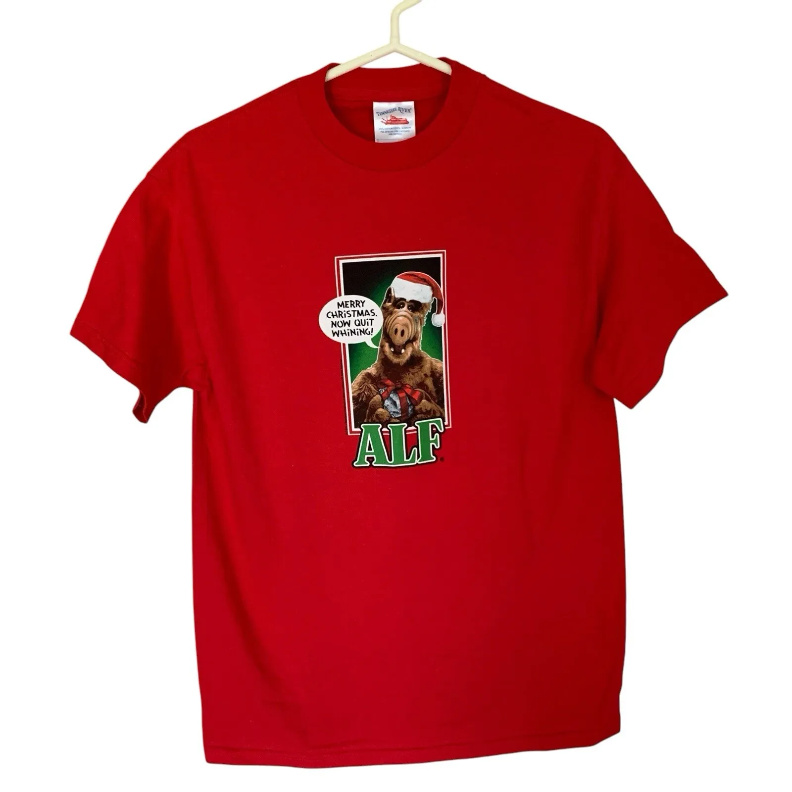Винтажная рождественская футболка Alf Sz Med Ugly Holiday НОВИНКА