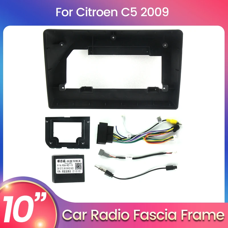 Автомобильная Fascia Strongnavi 9 дюймов для Citroen C5 2008/2009, установка стерео DVD-плеера