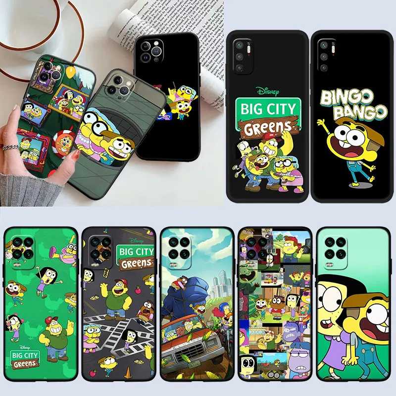 Новый высококачественный чехол для телефона Big City Greens для Xiaomi Mi Poco F1 F2 F3 M2 M3 M4 M5 X2 X3 X4 GT NFC Pro 11 12 CC9E
