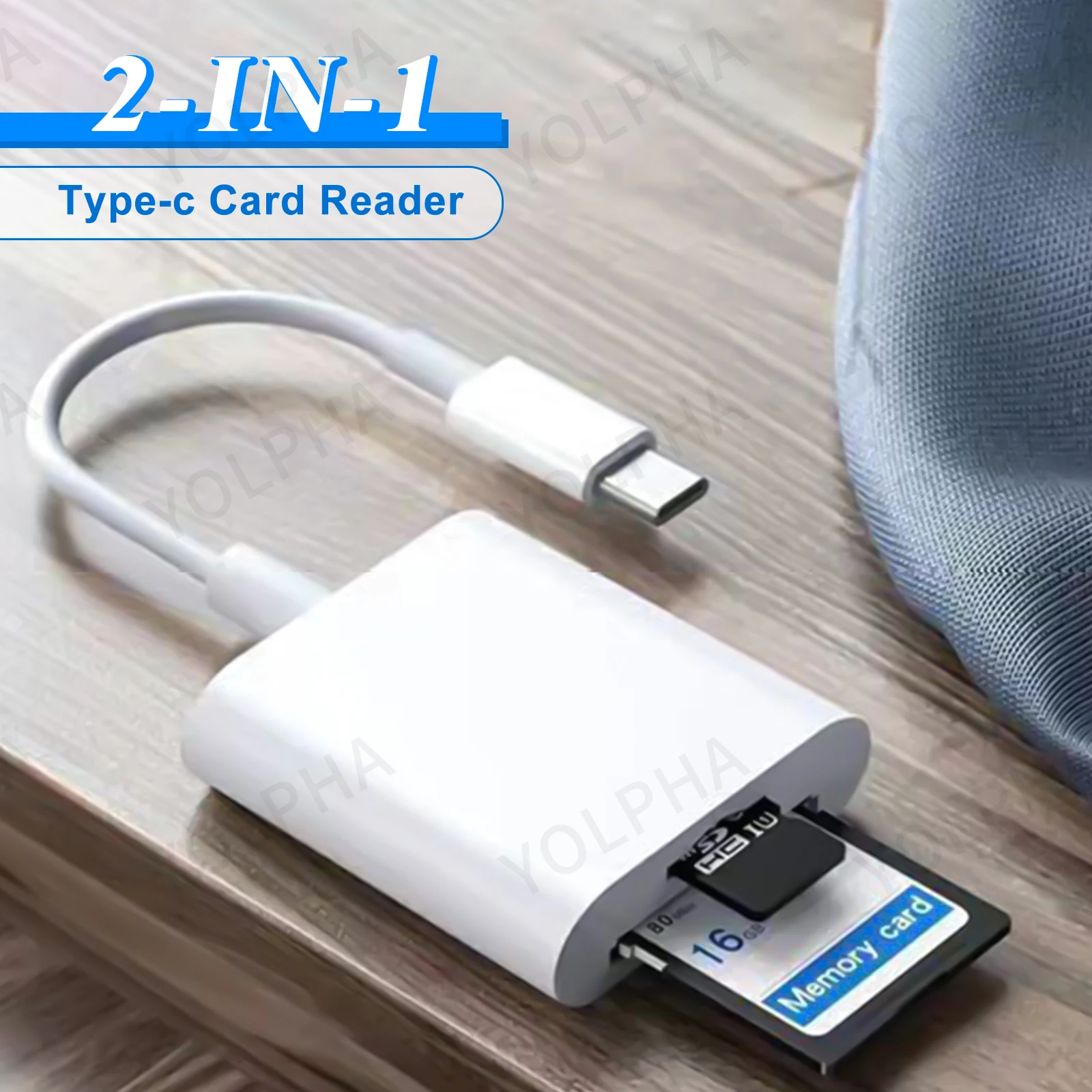 Устройство для чтения карт памяти USB C Type C на SD TF адаптер для iPhone15 Huawei Xiaomi SD TF кардридер преобразователь данных для камеры кардридер