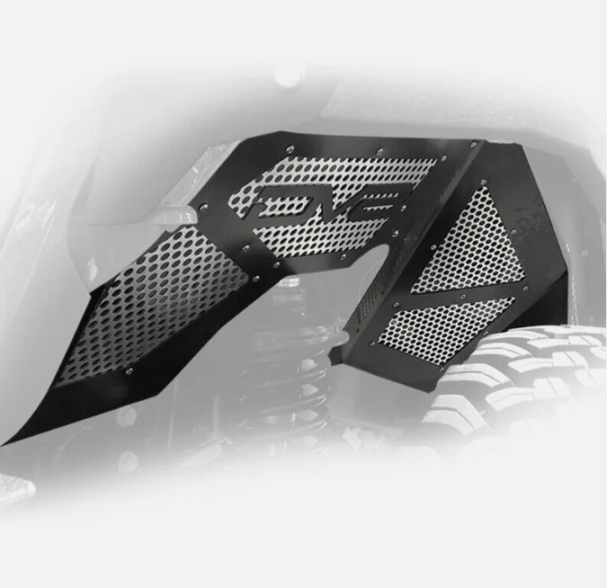 Переднее внутреннее крыло DV8 для внедорожников, черный, подходит для 2018 + джипов WranglerS JLcustom