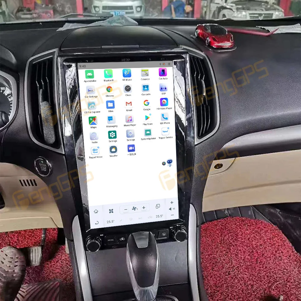 Беспроводной Carplay Android Auto для Ford Edge 2015-2018 автомобильный радиоприемник мультимедийный видеоплеер AI экран GPS-навигация автомобильные аксессуары