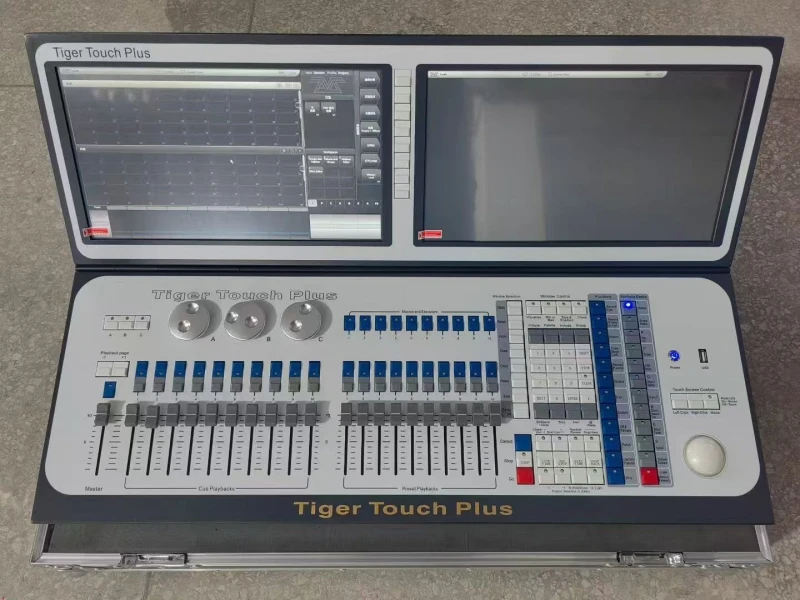 Контроллер Titan Tiger Touch Plus Dmx Tiger Dual Touch Lighting Console Коммерческое освещение