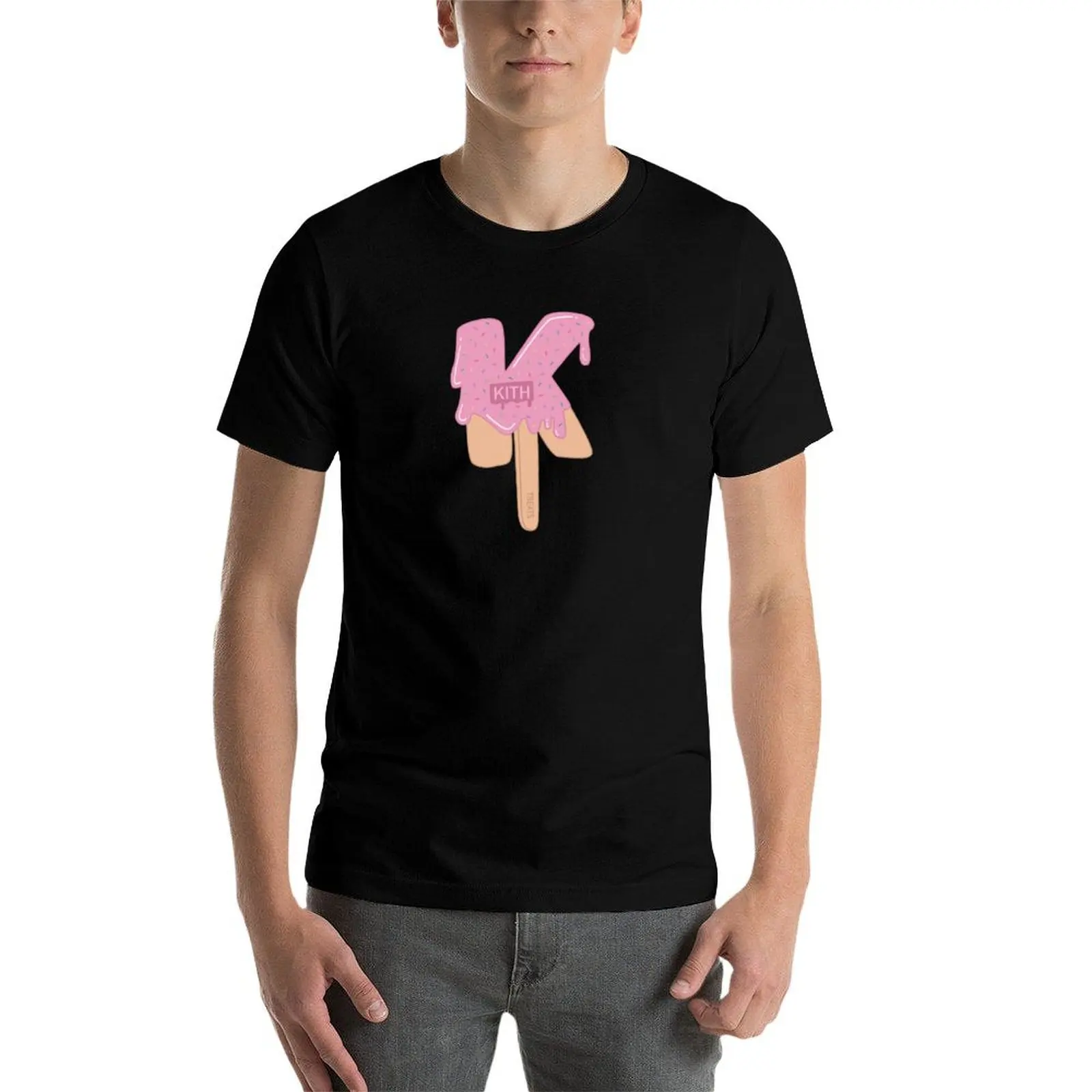 Фото KITH Popsicle with Sprinkles T-Shirt милые топы дизайнерские рубашки футболки для мужчин №3