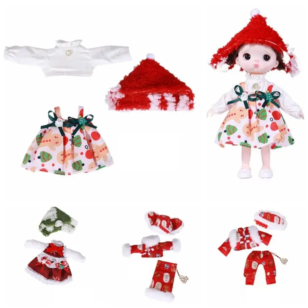 Платье Лолиты, одежда для кукол BJD, игрушечные аксессуары, рождественский комплект, костюм с юбкой для кукол BJD, одежда для кукол «сделай сам», одежда для девочек