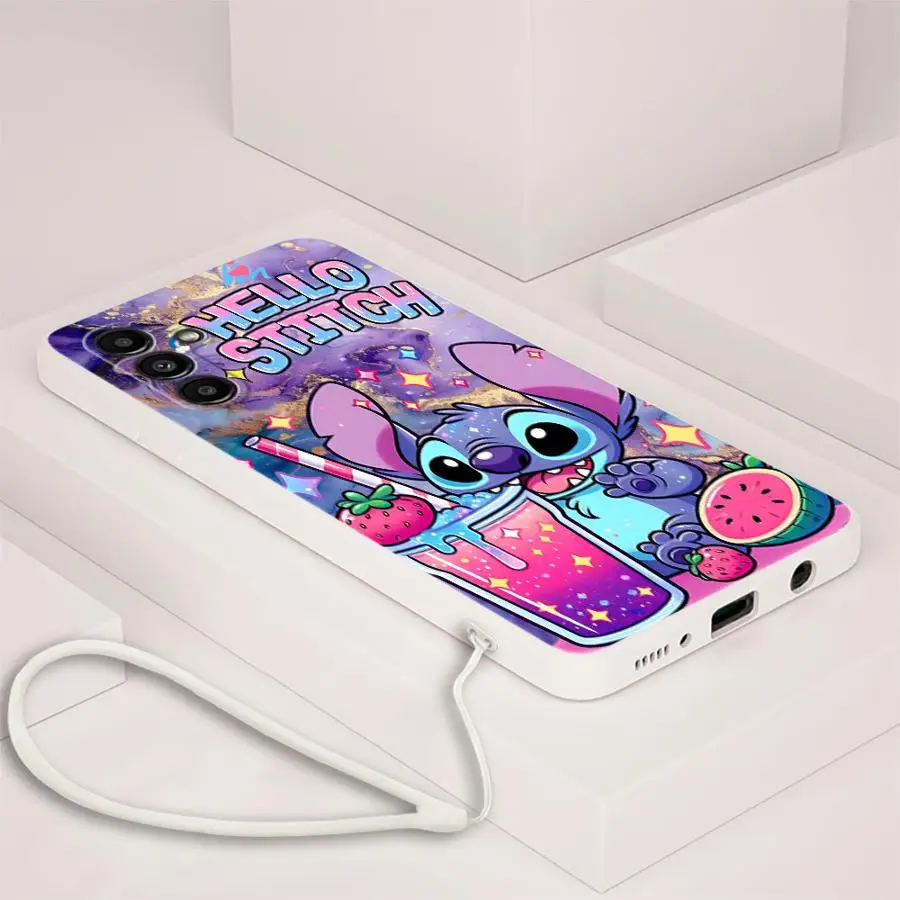 Милый мягкий чехол из ТПУ Disney Stitch для Samsung Galaxy A02s A05 A53 A71 A73 A30s A04 A20s A50 A56 A06 A03