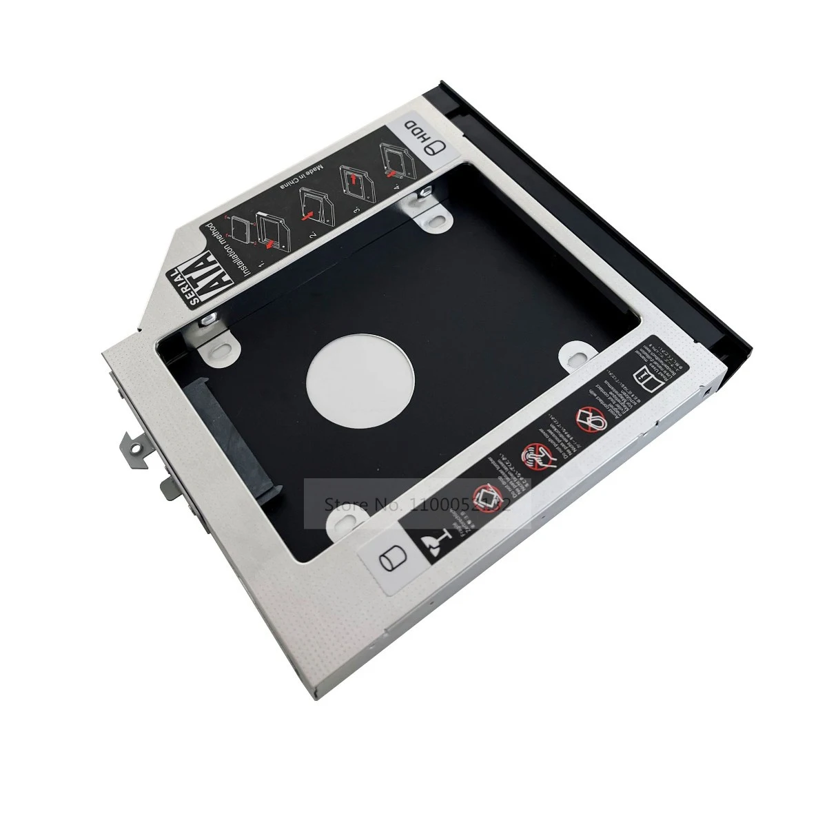 С лицевой панелью, 2-й адаптер жесткого диска SSD HDD, кронштейн для оптической рамки Caddy для HP EliteBook 8760w 8770w 8560w 8570w