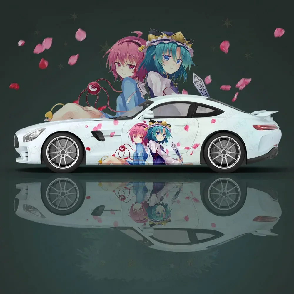 Пользовательские Shikieiki Yamaxanadu автомобильные аксессуары аниме Itasha наклейки на тело авто боковая пленка наклейка на тело внедорожник декоративный узор