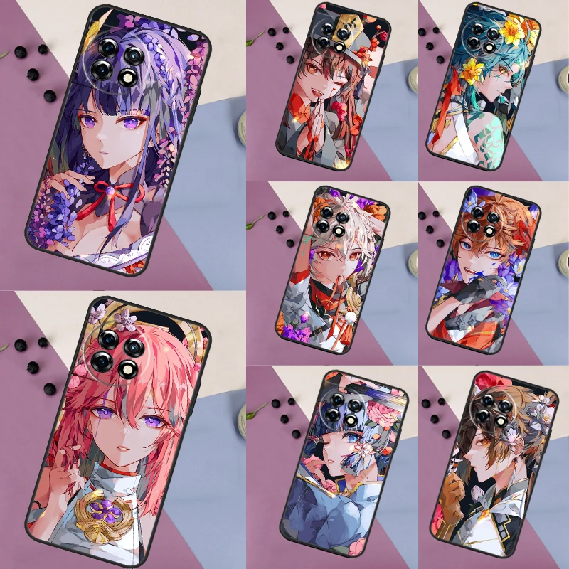 Genshin Impact Raiden Shogun Baal чехол для OnePlus 10T 10R 8T 9RT 10 Pro 11 12 чехол для OnePlus Nord 3 CE 2 Lite 2T N30 N20