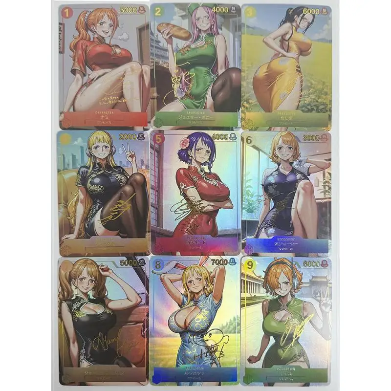 Фото Аниме История Богини DIY ACG ONE PIECE Коллекционная карта Nami Vivi Robin Hancock Perona Uta Reiju Ulti Игрушки для мальчиков Подарок на день рождения №2