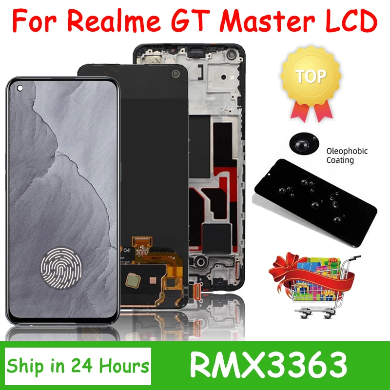 Super AMOLED для Oppo Realme GT Master RMX3363 RMX3360 дисплей экран рамка сенсорная панель дигитайзер для Realme GT Master Edition