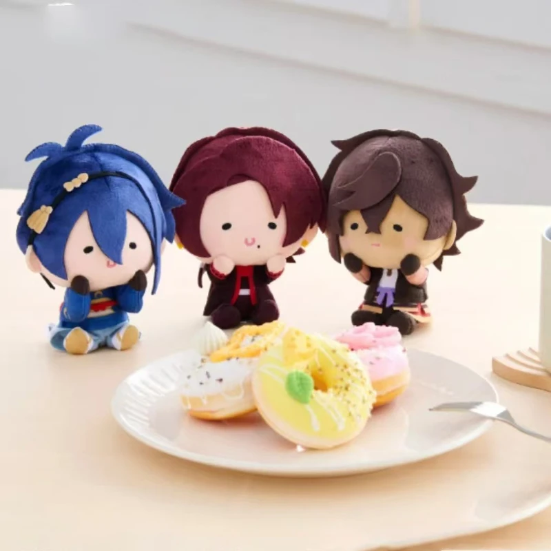 10 см ONLINE плюшевые игрушки кулон аниме Kashuu Kiyomitsu Mikazuki Munechika мягкие куклы плюшевые фигурки брелок рюкзак подарки Мягкие игрушки