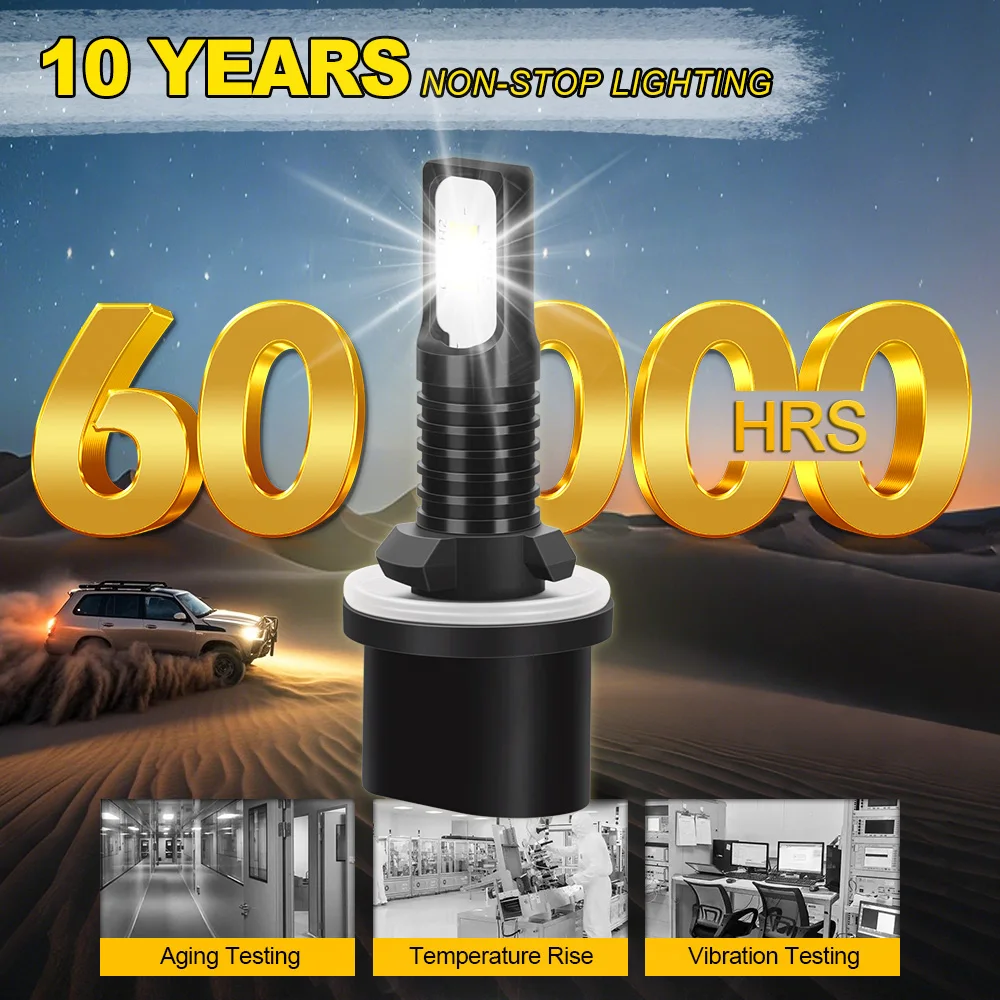 Фото 2 шт. 20000LM 880 светодиодные противотуманные фары 20000LM автоматические противотуманные фары 12 В для Pontiac Bonneville 1992-1999 2000 2001 2002 2003 2004 2005 №2