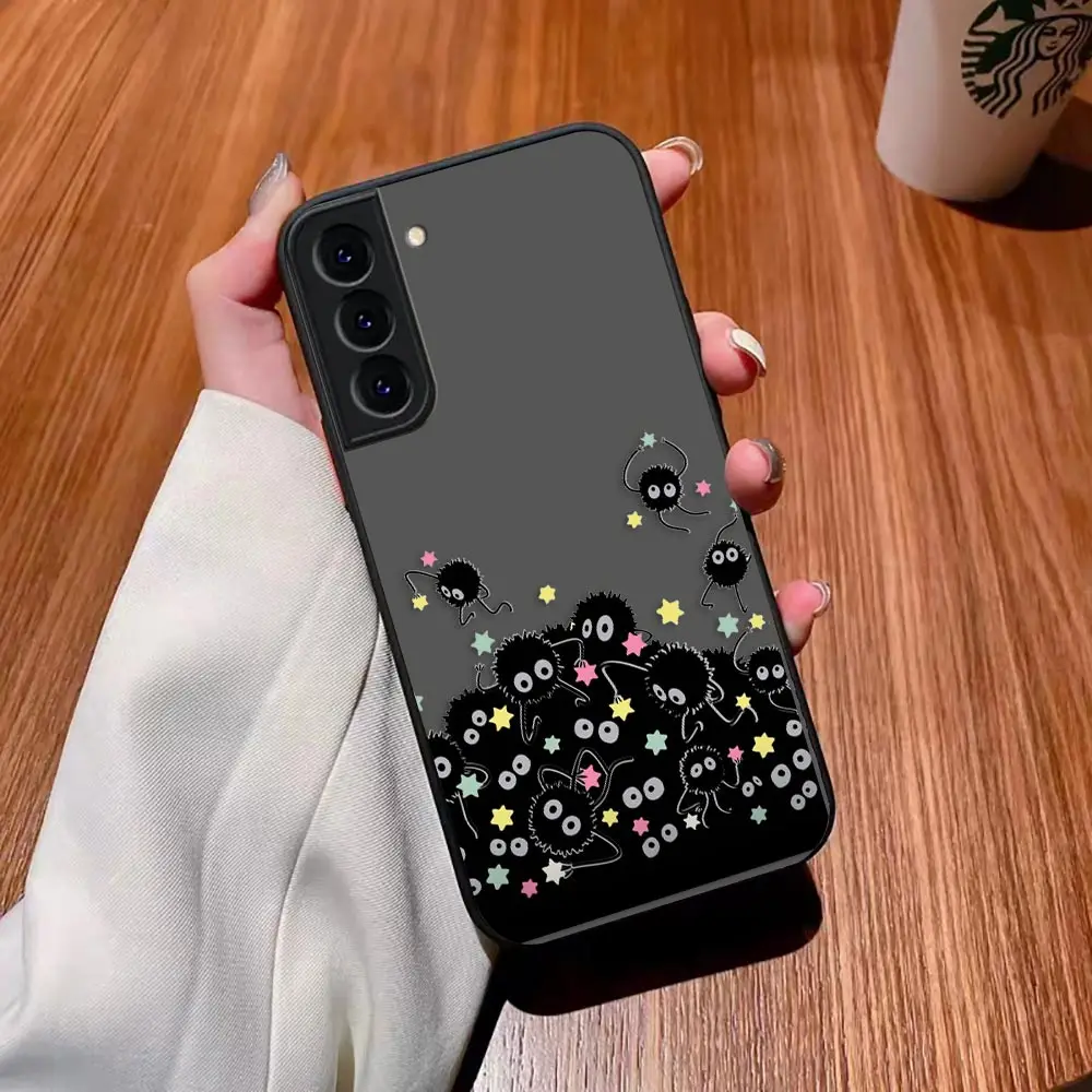Матовый чехол для телефона Samsung Galaxy S23, S22, S21, S20, S10, 4G, S9, S8 Plus, Ультратонкий чехол, чехол с рисунком аниме «Унесенные призраками Тоторо» (art.: 3920c225e64d0) - 3920c225e64d0
