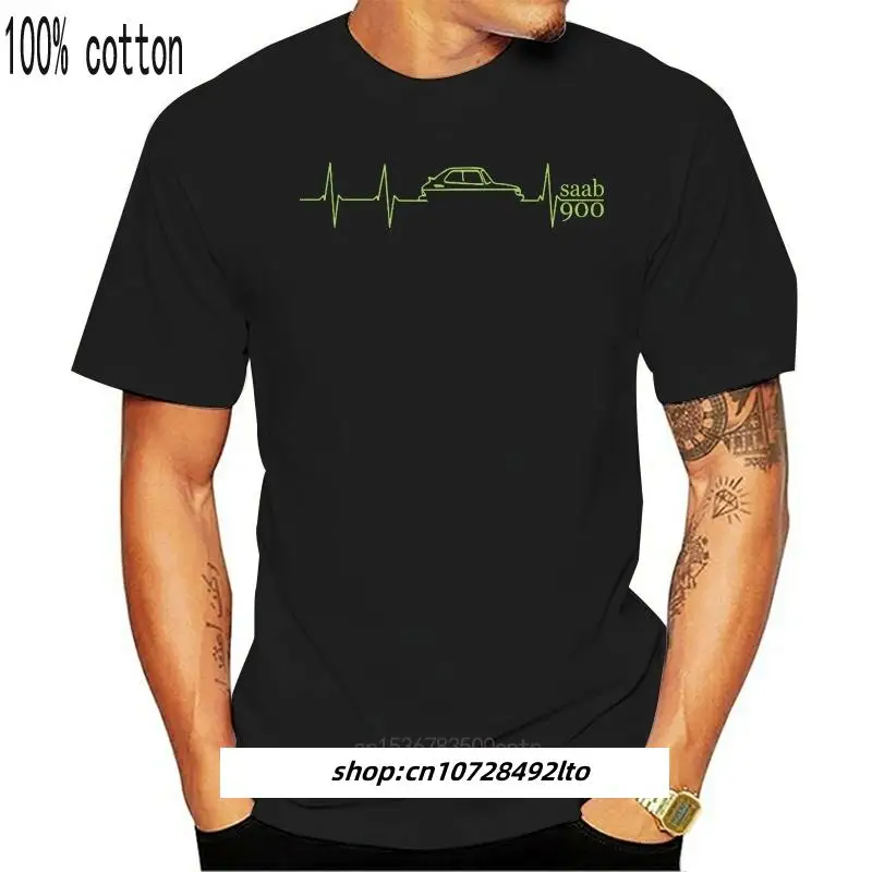 Мужская футболка Kaus Saab 900, модная футболка, женская модель 4xl,5xl,6xl, 100% хлопок, Новинка