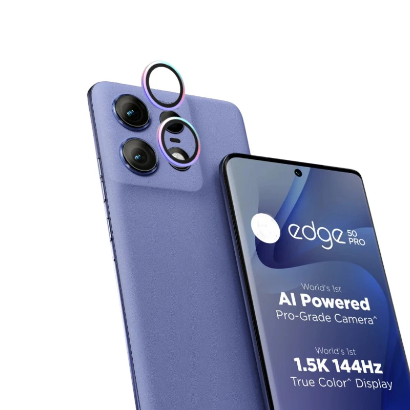 Защитное Стекло Для Задней Камеры Motorola Edge 50 Pro/edge 40 Neo, Металлическое Кольцо, Крышка Объектива