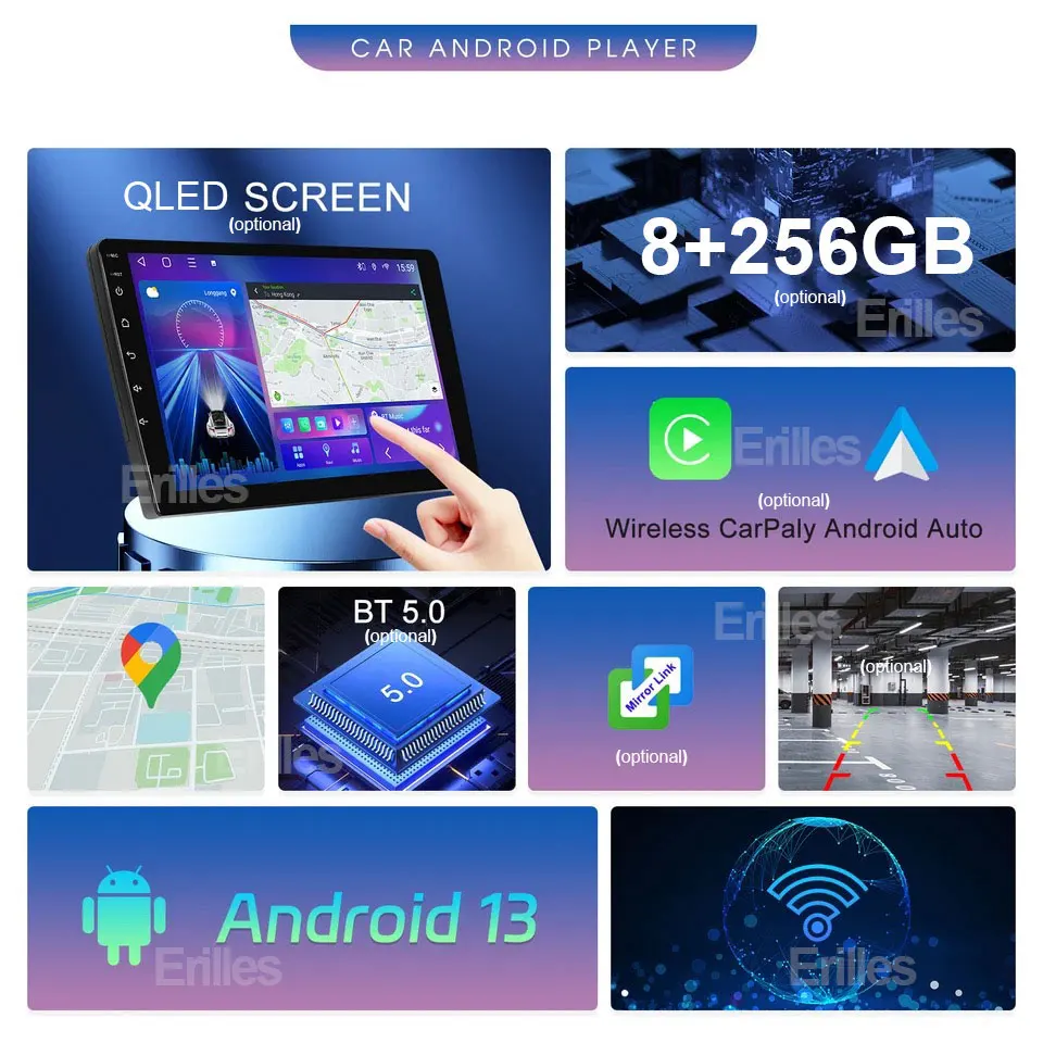 Фото Android 14 для Suzuki Alto 2009 2010 2011 2012 2013 2014 2016 мультимедийный стерео автомобильный DVD-плеер навигация GPS радио без DVD №3