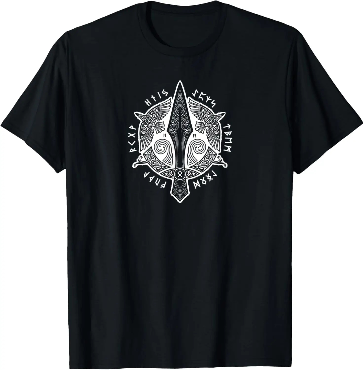 Футболка GUNGNIR Spear of Odin, Norse, Thor, Loki, Nordic, Viking