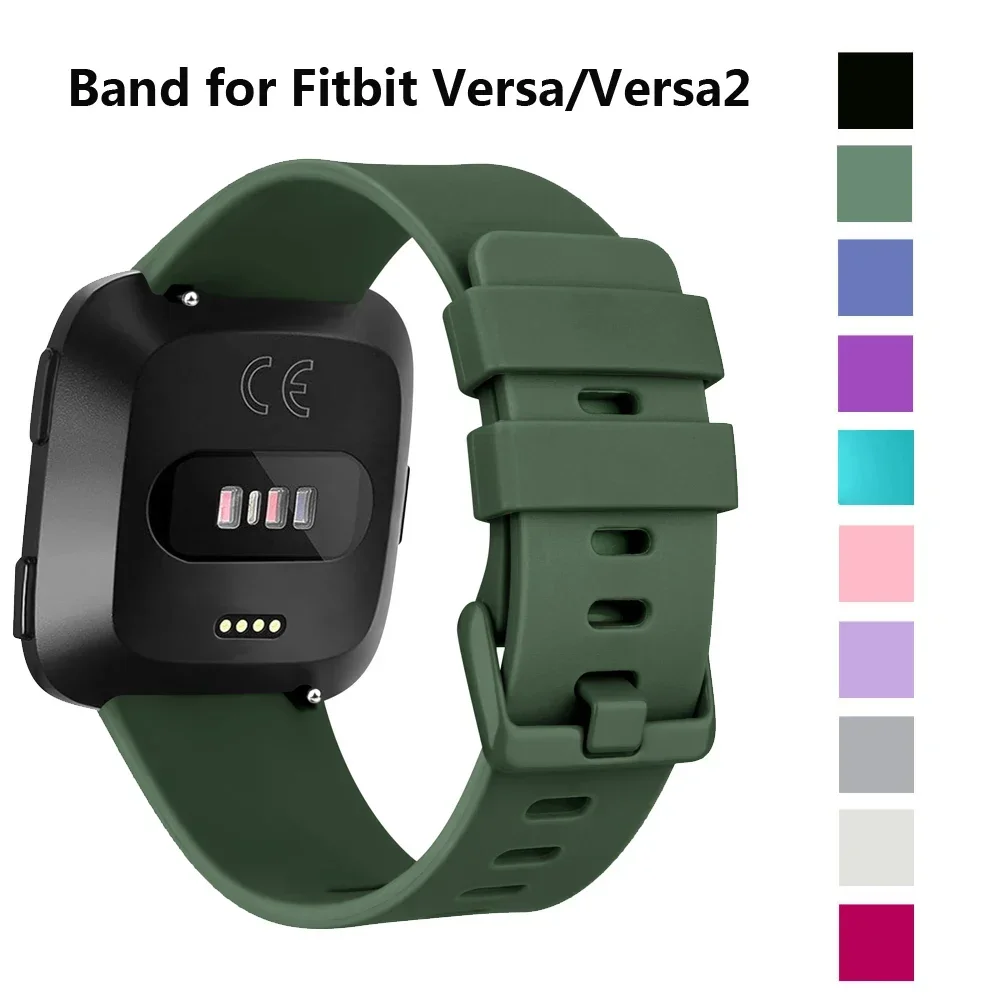 Фото Спортивный ремешок для Fitbit Versa 2, сменный силиконовый ремешок для часов Fitbit Versa Lite Blaze, браслет, умные часы №4