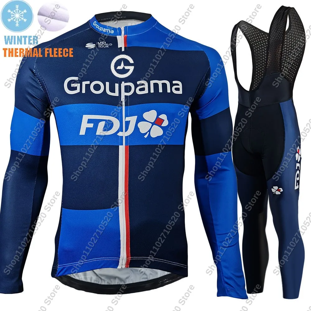Комплект велосипедного трикотажа France FDJ Team 2022, мужская зимне-летняя одежда с короткими рукавами, рубашки для шоссейного велосипеда, велосипедные шорты-комбинезоны Maillot