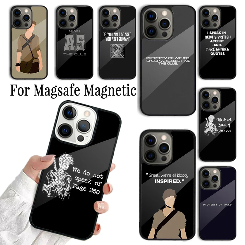 Магнитный чехол для iPhone 16 15 14 13 12 Mini 11 Pro Max Plus Magsafe
