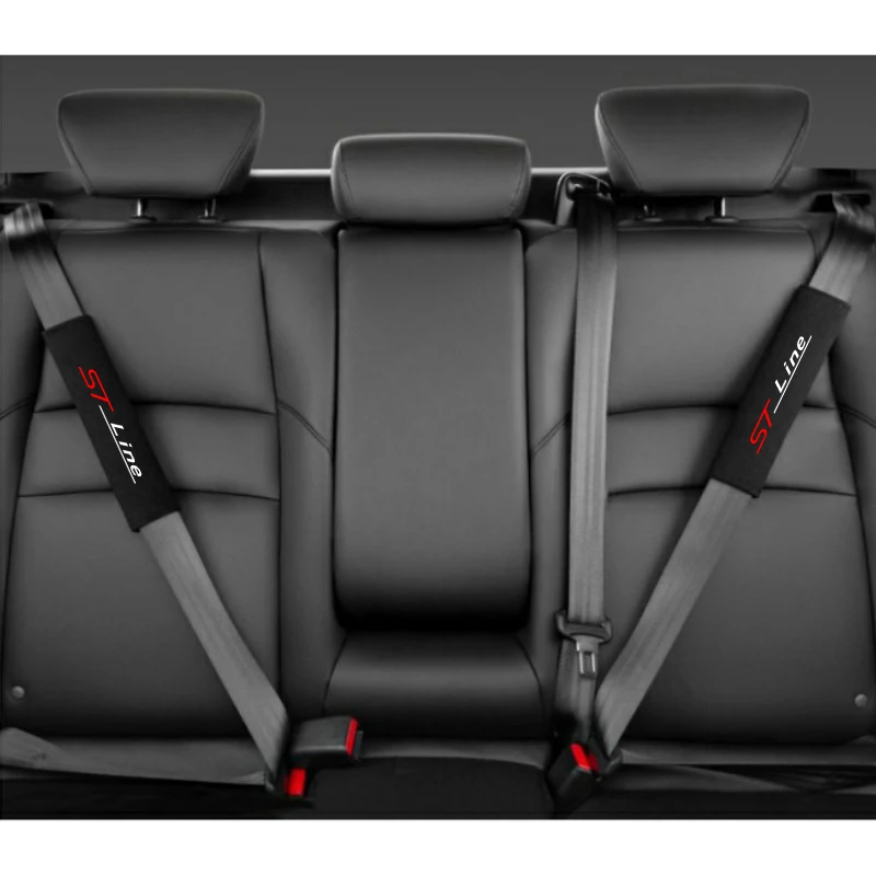 Фото 2 шт., автомобильный ремень безопасности для Ford Fiesta Mondeo Fusion Escape Edge Ecosport Kuga ST LINE №2