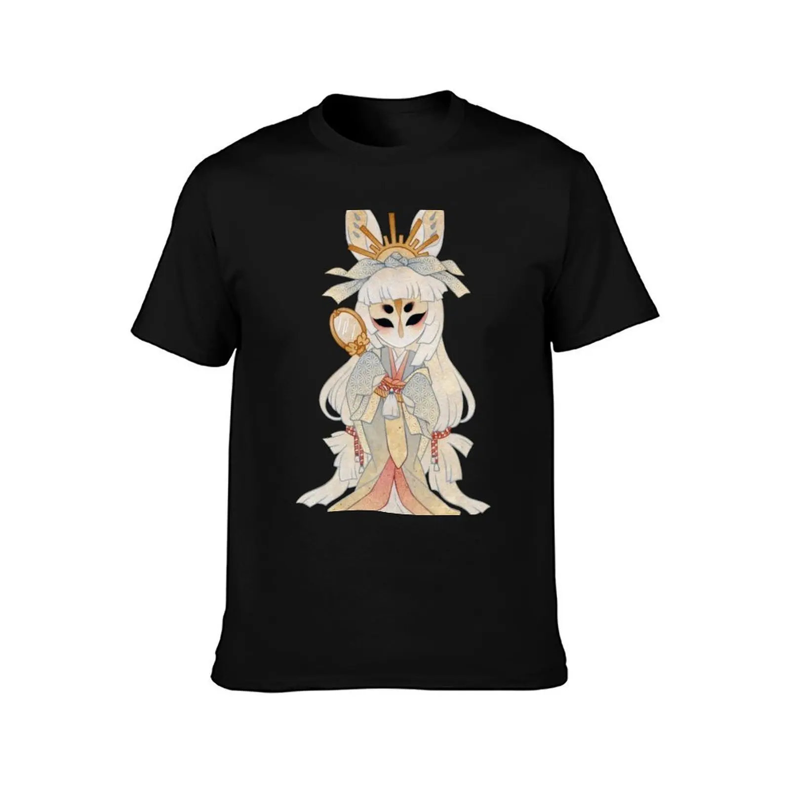 Фото Hoshi no Usagi - Moon Rabbit TeaKitsune T-Shirt graphic t shirts for man t shirt for man T-Shirt №2