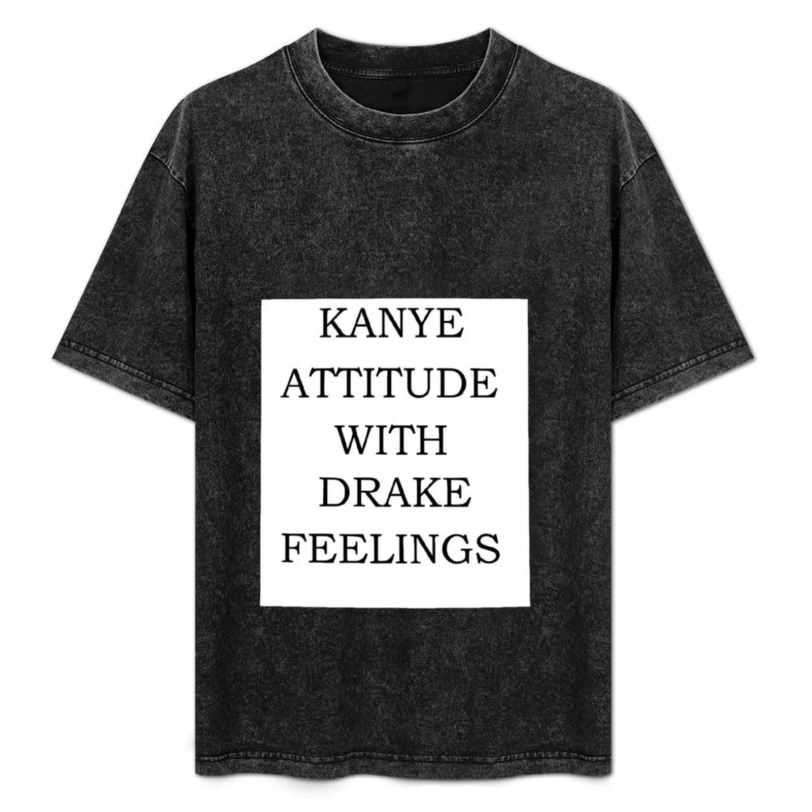 Футболка Yeezzy Drizzy, футболки с аниме, роскошная одежда, мужские однотонные футболки с животным принтом для мальчиков и девочек