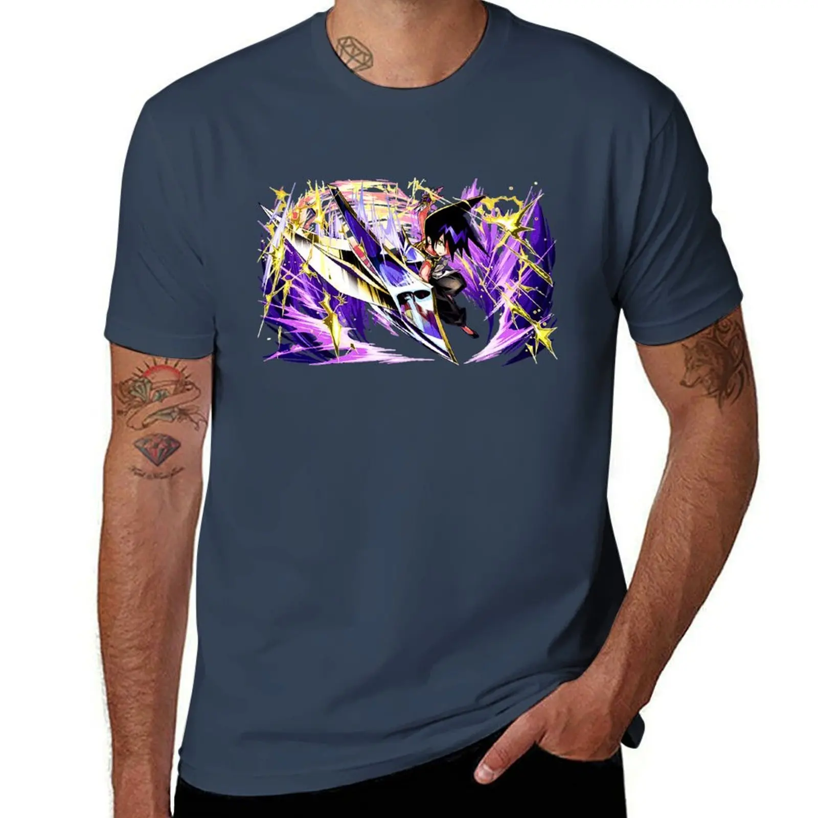 Футболка SHAMAN KING XXX, забавные футболки, мужская футболка, летняя футболка с аниме, футболка