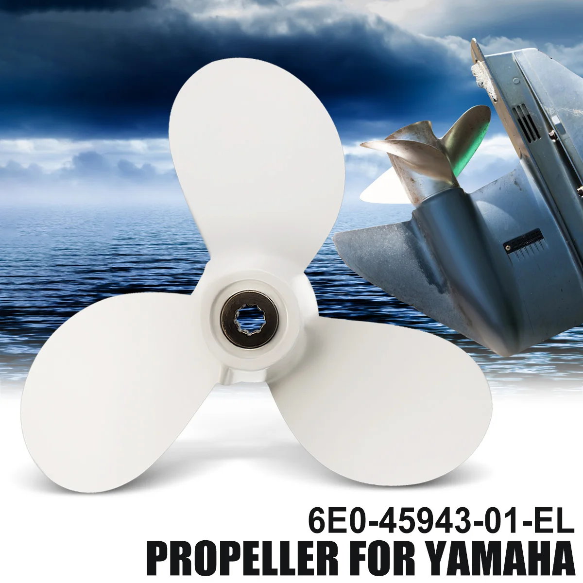 5HP 4HP подвесной пропеллер 7 1/2x7-BA для Yamaha 5HP 4HP 6E0-45943-01-EL Морской Пропеллер лодки запчасти и аксессуары