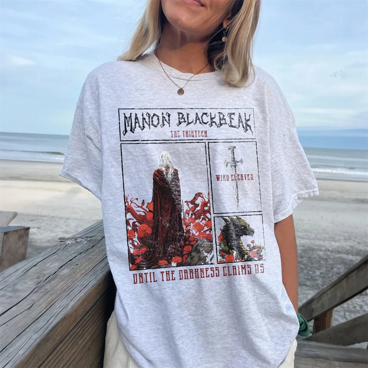 Manon Blackbeak Bookish Печатный женский топ 2K хлопок тринадцать рубашек абраксос лицензированный трон стекла верхняя футболка