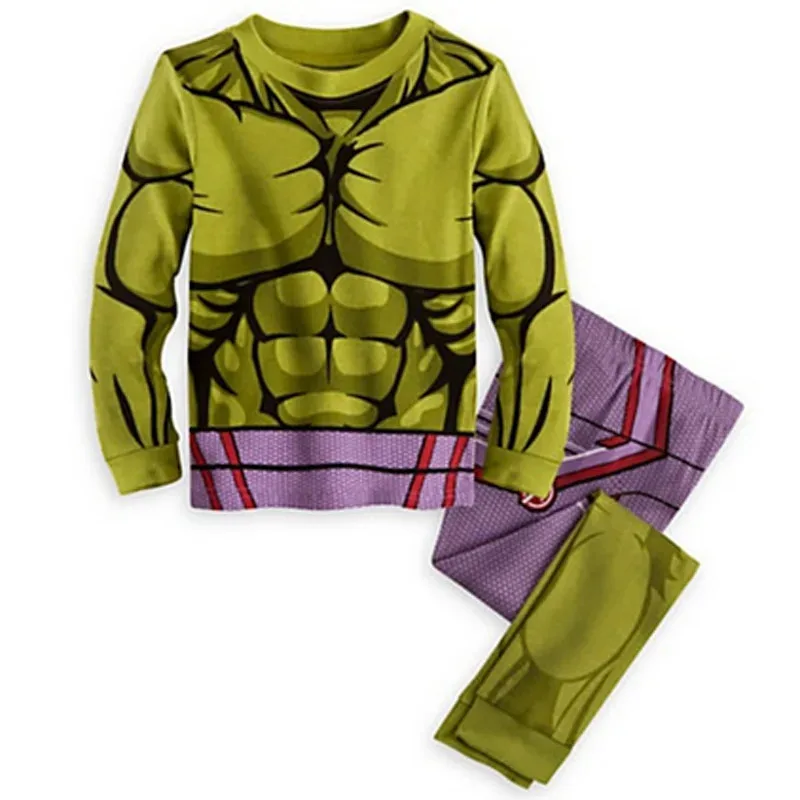 Фото asdh8@Iron Man, пижамный комплект с Человеком-пауком и Мстителями, костюм супергероя для косплея, пижама с длинными рукавами, домашняя одежда для сна, ночная рубашка, Рождественский костюм №5