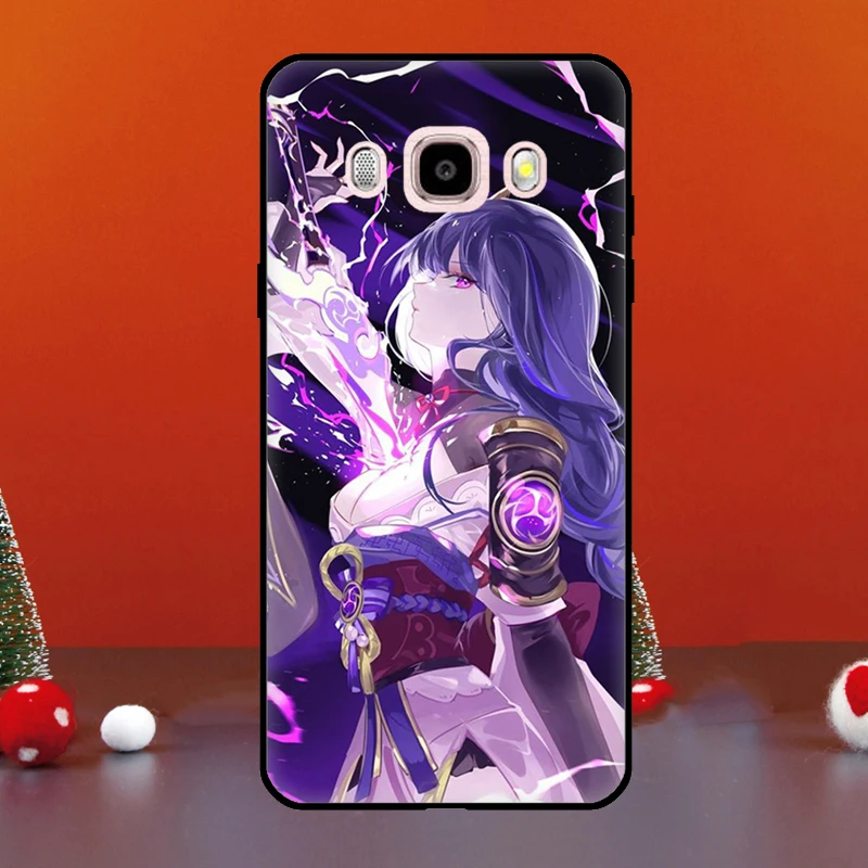 Фото Ударопрочный чехол Raiden Shogun Genshin для Samsung Galaxy J4 J6 Plus J8 A6 A7 A8 A9 2018 A3 A5 J1 2016 J3 J5 J7 2017, чехол №5