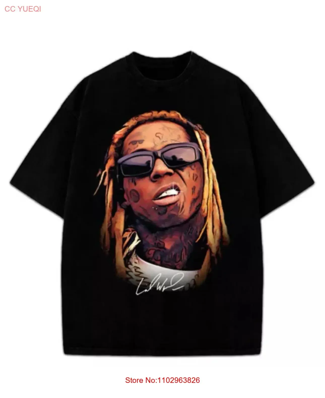 Футболка Lil Wayne Weezy F Baby Dwayne Carter Tha Tunechi, винтажный потертый модный топ для повседневной носки, мягкий дышащий