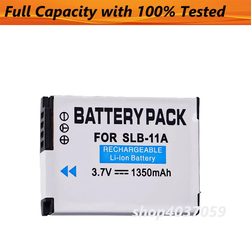 Новый аккумулятор для SLB-11A для Samsung HZ25W HZ30W HZ35W CL65 CL80 EX1 HZ50W WB600 ST1000 ST5000 ST5500 TL350 TL500 TL240 TL320