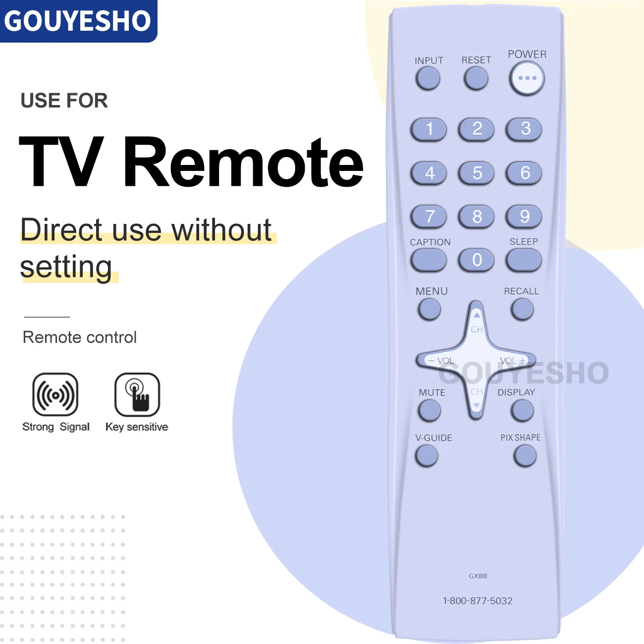 Новый пульт дистанционного управления GXBB для ЖК-телевизора Sanyo с широким экраном DP23625 DP23845