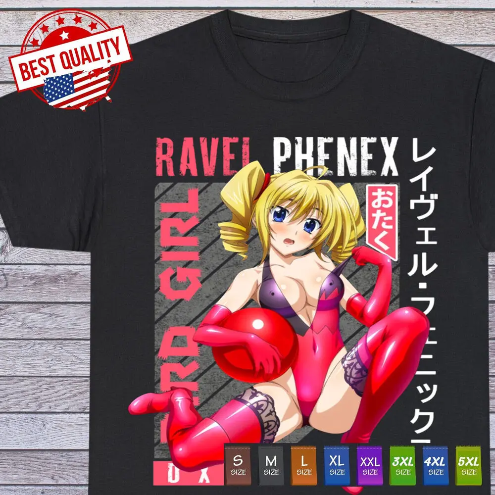 Футболка Ravel Phenex High School DxD, эстетическая сексуальная футболка Waifu, аниме для девочек, все размеры