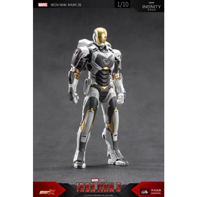 Фото Оригинальные ZD Toys Marvel, подлинная лицензия, Железный человек MK39, космическая броня, фигурки, игрушки, коллекция украшений, модель, подарок №2