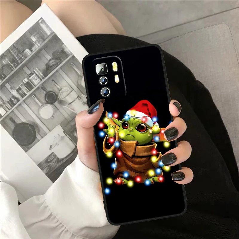 Мультяшный ребенок Yodas S-tar W-ars для Redmi Note 13 12 Turbo 11T 11P 11E 11S 10T 10S 10 9 Pro Plus Max силиконовый черный телефон (art.: 3920c6ba95bd1) - 3920c6ba95bd1
