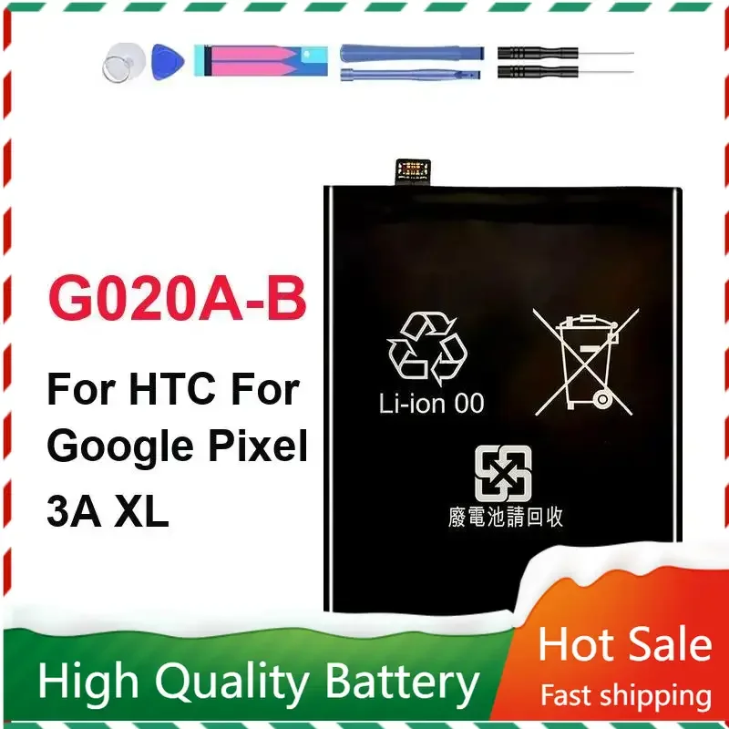Сменный аккумулятор 3700 мАч G020A-B для HTC Google Pixel 3A XL, высококачественные аккумуляторы для мобильных телефонов + номер трека Детали для мобильных телефонов