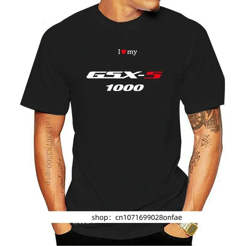 Kaus Personalisasi GSXS 1000 S M L XL XXL Uomo Girocollo Moto GSX-S