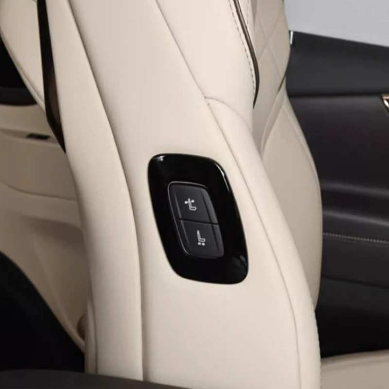 Фото LHD RHD для Toyota Crown Signia Estate 2025 2026, передние и задние кнопки регулировки из углеродного волокна для крышки движения пассажирского сиденья №4