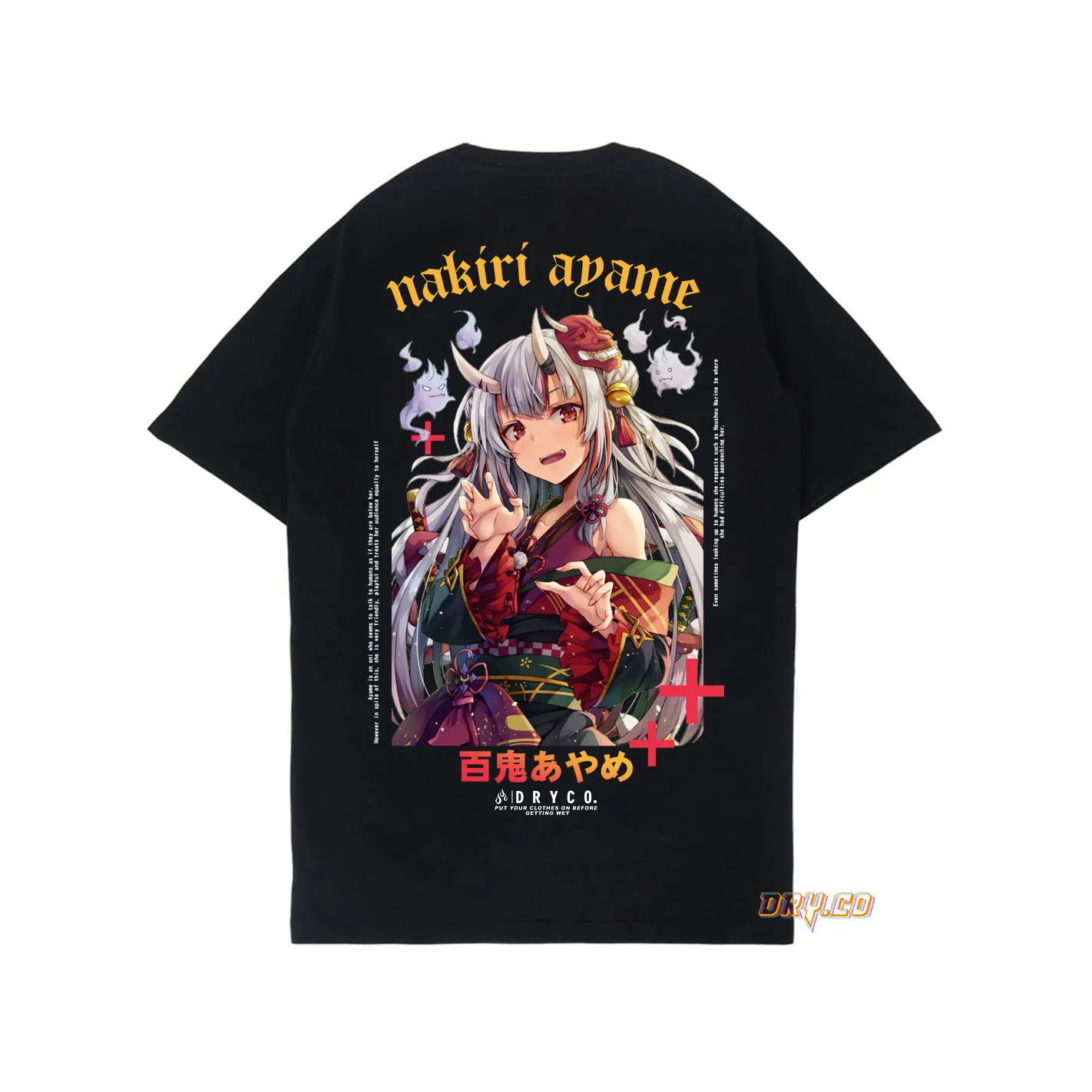 Фото Футболки NAKIRI AYAME HOLOLIVE Япония/унисекс PRIA WANITA/DRYCO №4