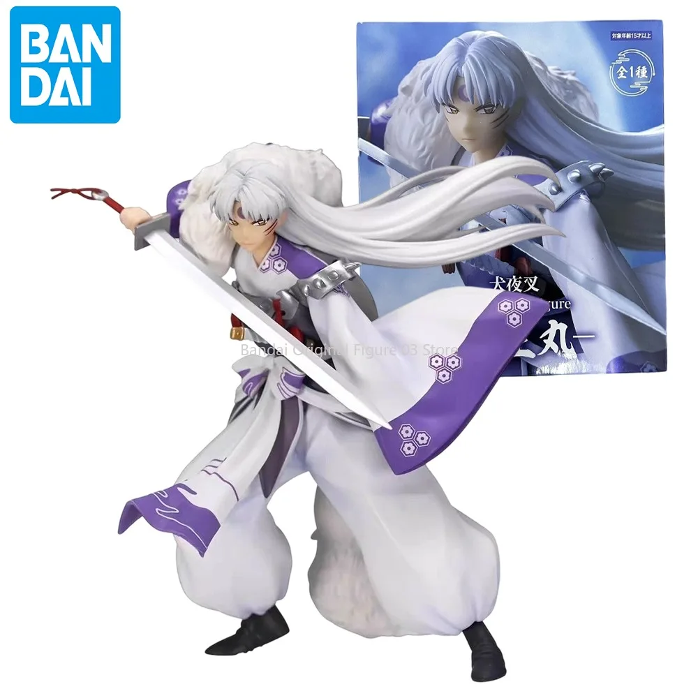 Оригинальная фигурка FuRyu InuYasha 18 см Sesshoumaru, модель игрушки, подарочная коллекция, орнамент, фигурка из ПВХ для мальчика Qwiooe