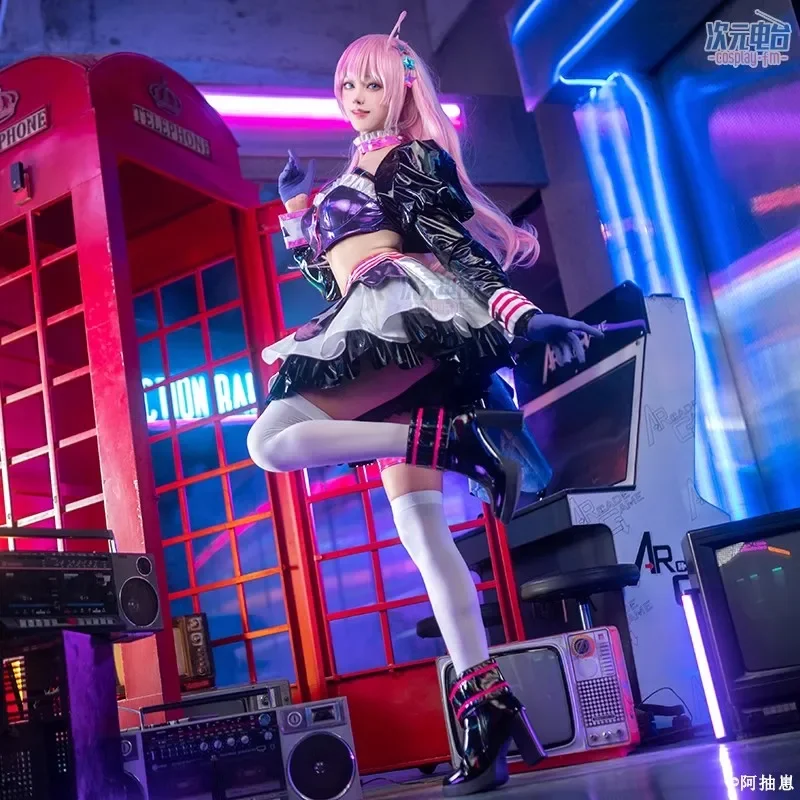 Фото FC6Anime Mikkuu Muse Dash Luka Косплей Костюм Хэллоуин Униформа Женщины Мужчины Карнавальное Вечернее Платье Парик Аксессуары И реквизит @ FC8! №2