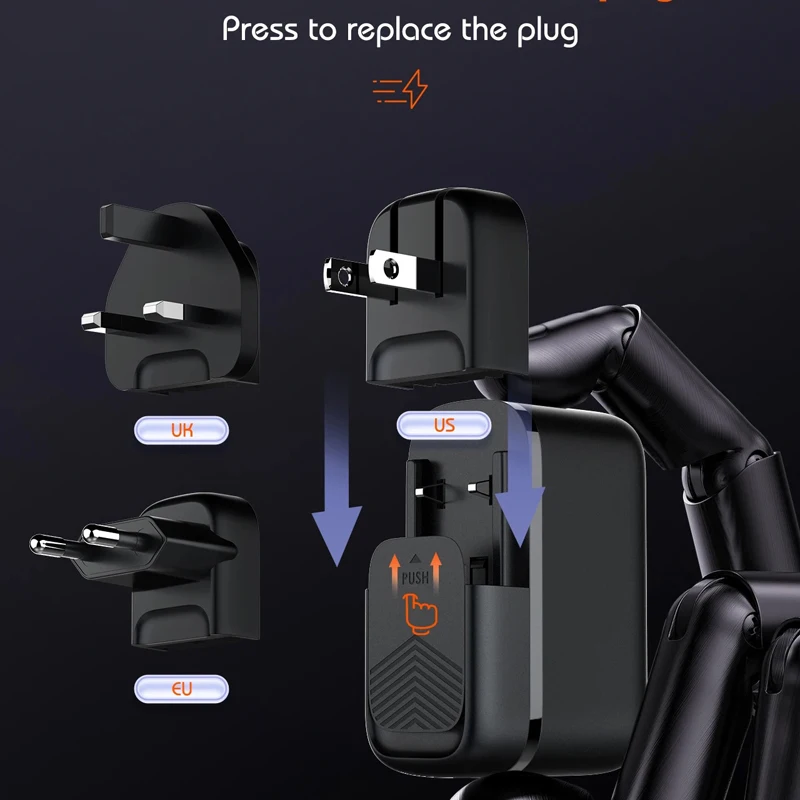Фото Адаптер питания сетевой, 65 Вт, USB Type-C №3